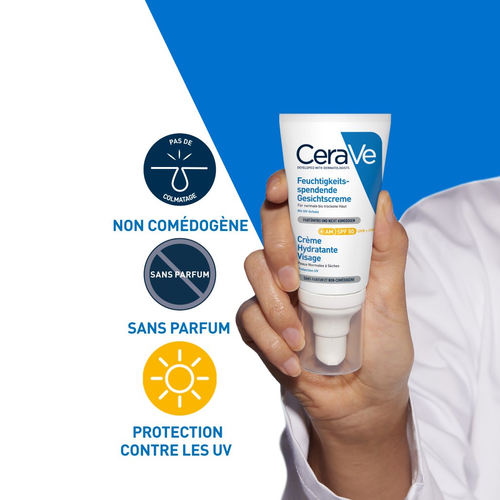 CeraVe Gesichtscreme Tag LSF 50
