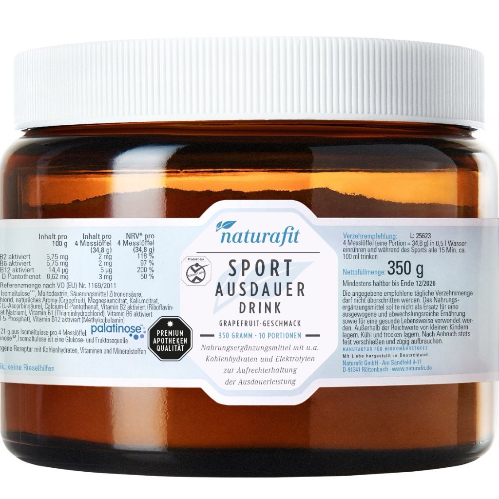 NATURAFIT Sport Ausdauer Drink Pulver