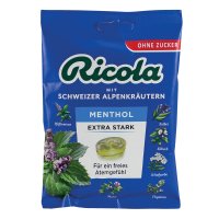 RICOLA o.Z.Beutel Menthol extra stark Bonbons
