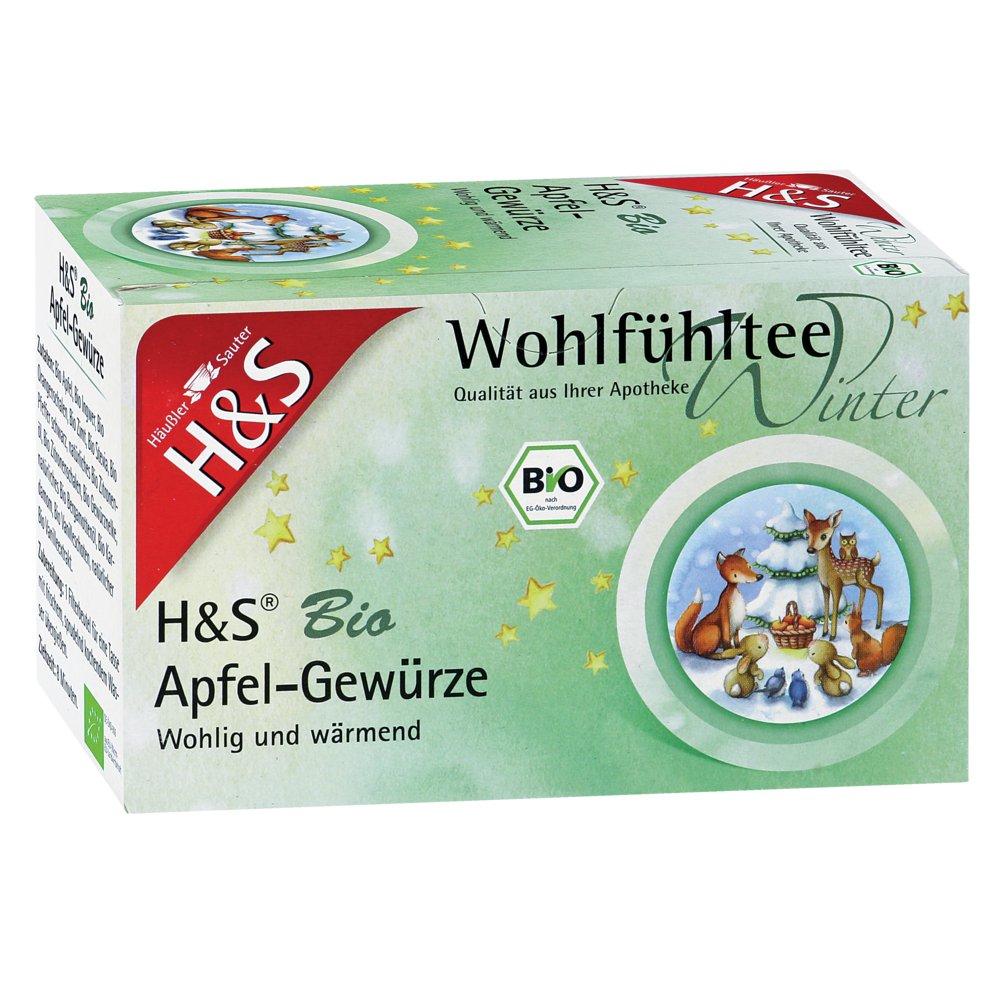 H&S Wintertee Bio Apfel-Gewürze Filterbeutel
