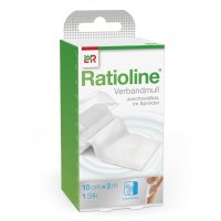 RATIOLINE acute Verbandmull 10 cmx2 m gerollt