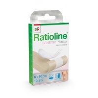 RATIOLINE sensitive Wundschnellverband 6 cmx1 m
