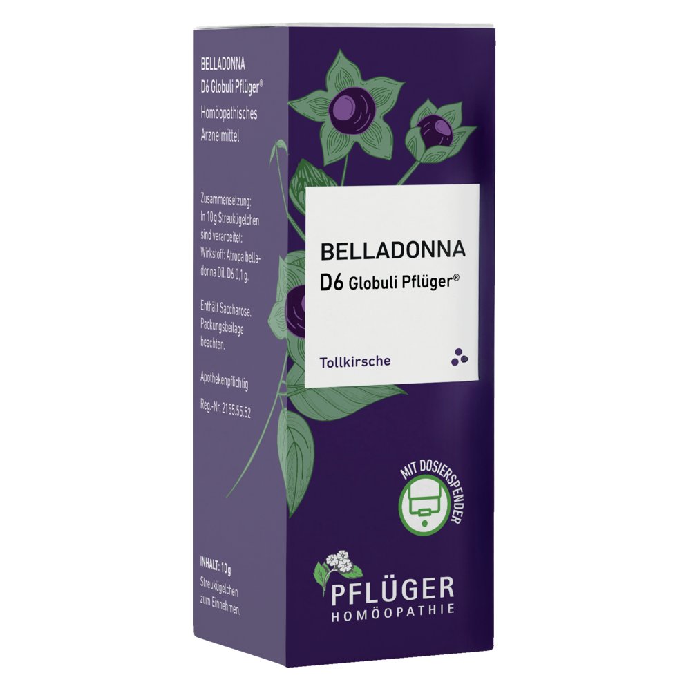 BELLADONNA D 6 Globuli Pflüger Dosierspender