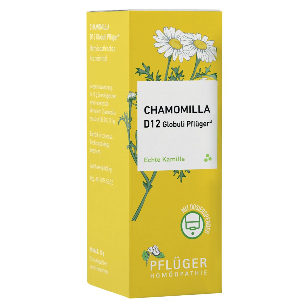 CHAMOMILLA D 12 Globuli Pflüger Dosierspender