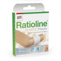 RATIOLINE elastic Wundschnellverband 8 cmx1 m