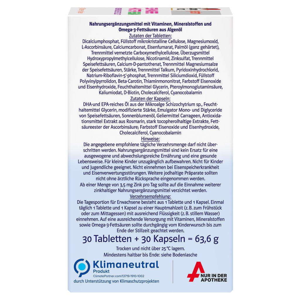 Doppelherz system Schwangere + Mütter Vegan