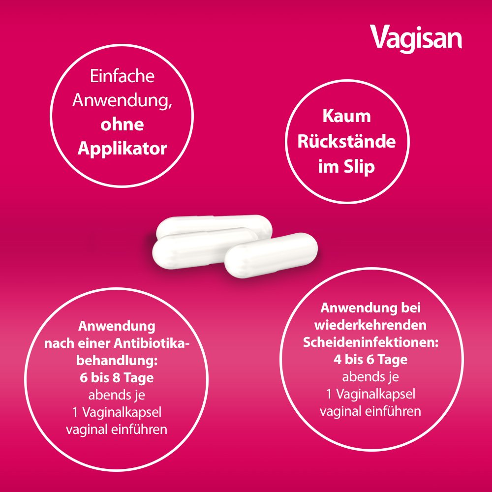 VAGISAN ProbioFlora Milchsäure-Bakter.Vaginalkaps.