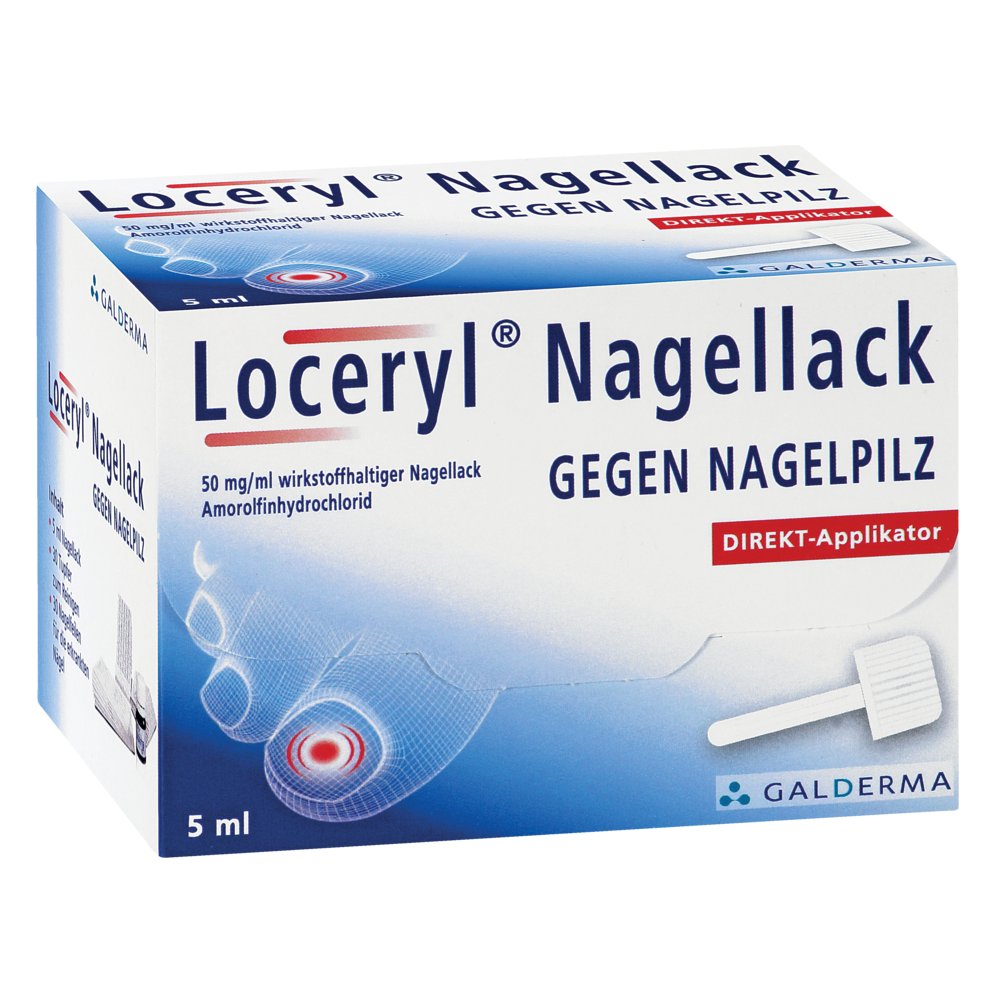 LOCERYL Nagellack gegen Nagelpilz DIREKT-Applikat.