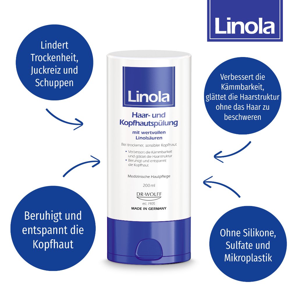 LINOLA Haar- und Kopfhautspülung