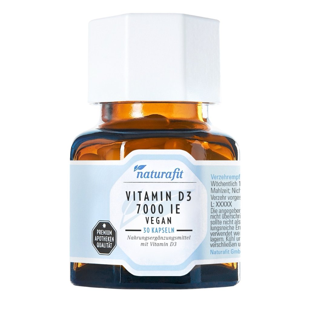 NATURAFIT Vitamin D3 7000 I.E. vegan Kapseln