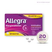 Allegra Allergietabletten 20 Stk.  Schnell bei Heuschnupfen