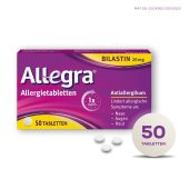 Allegra Allergietabletten 50 Stk.  Schnell bei Heuschnupfen
