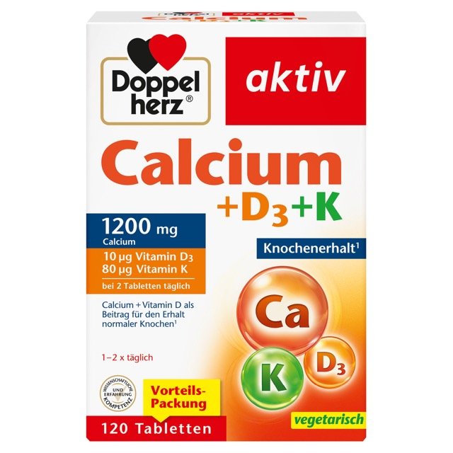 Doppelherz Calcium + Vitamin D3 + K