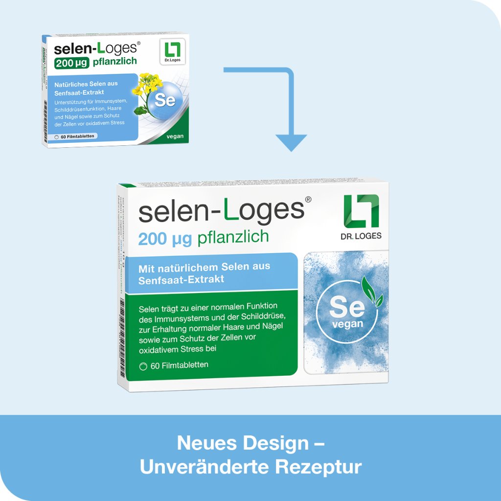 SELEN-LOGES 200 μg pflanzlich Filmtabletten