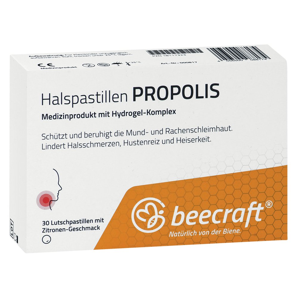 BEECRAFT Halspastillen Propolis