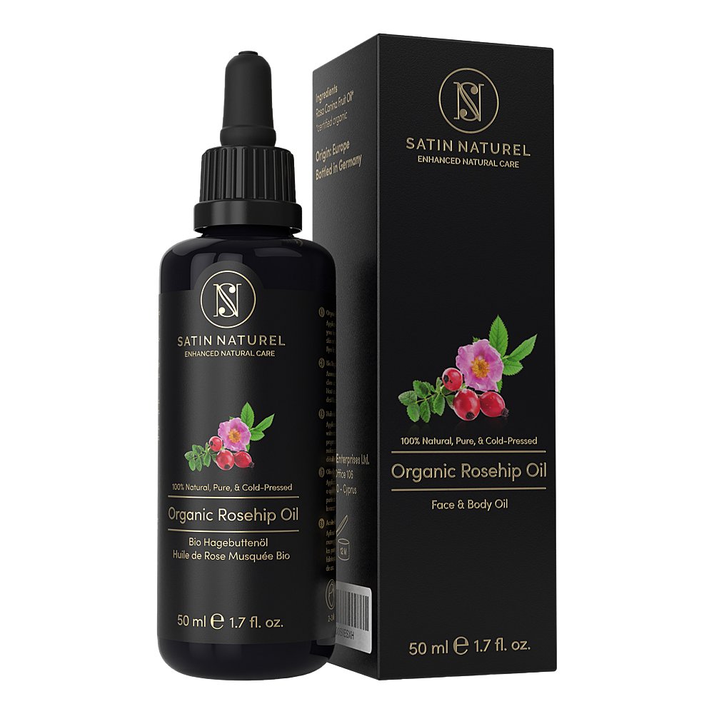 SATIN NATUREL Bio Hagebuttenöl kaltgepresst vegan