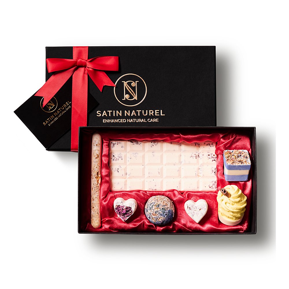 SATIN NATUREL Bio Badepral.Oasis Geschenkset Frau