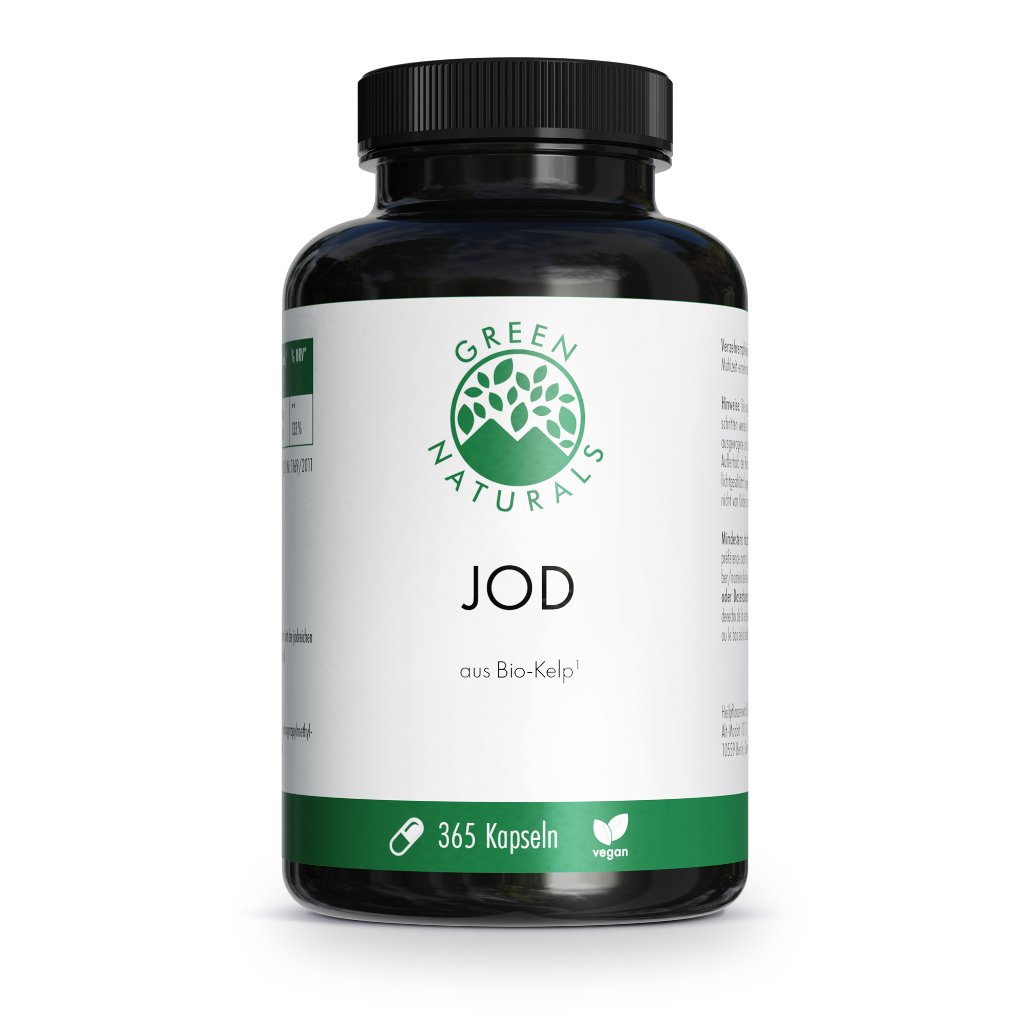 GREEN NATURALS Jod aus Bio-Kelp 200 ug