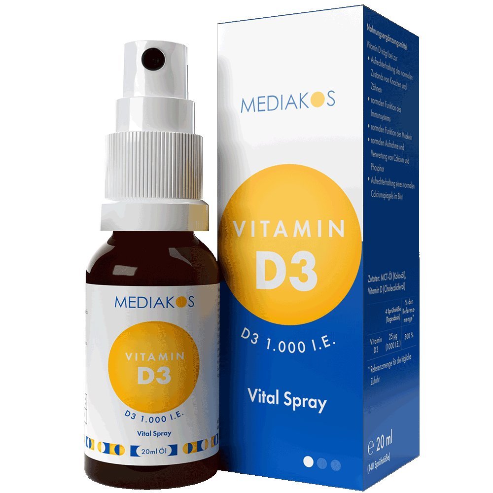 Vitamin D3 1.000 I.E. Mediakos® Vital Spray