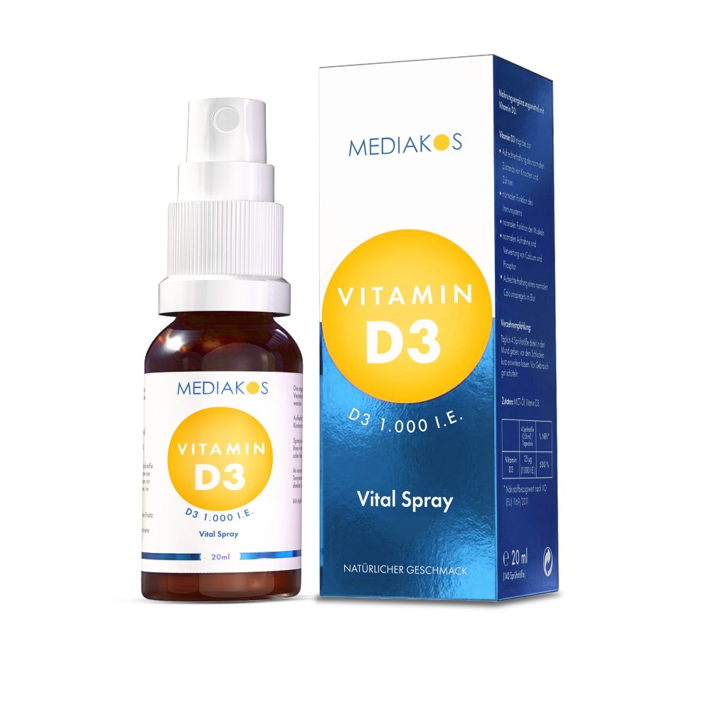 Mediakos® Vitamin D3 1.000 I.E. Vital Spray