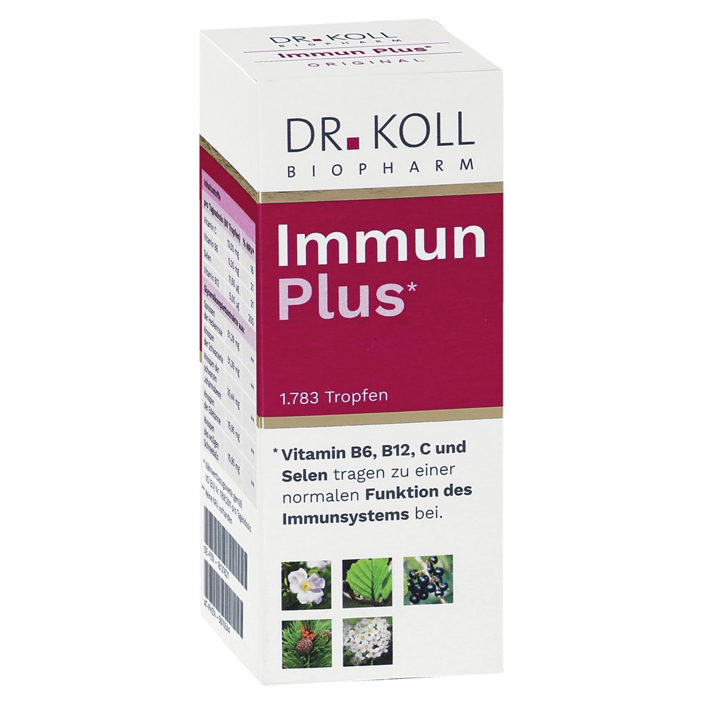 IMMUN PLUS Dr.Koll Gemmo Kompl.Vit.B6 B12 Selen Tr