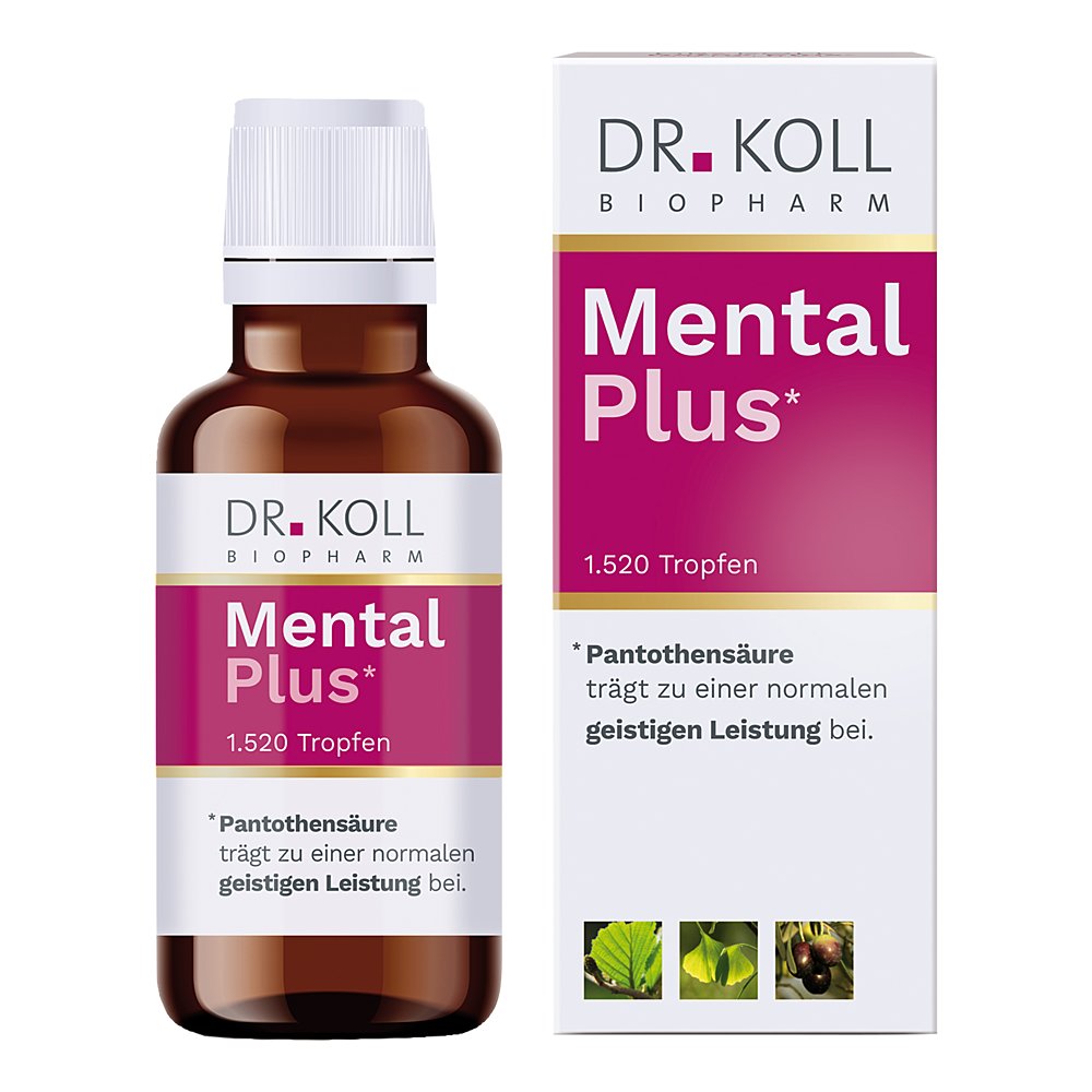 MENTAL Plus Dr.Koll Gemmo Kompl.Pantothensäure Tr