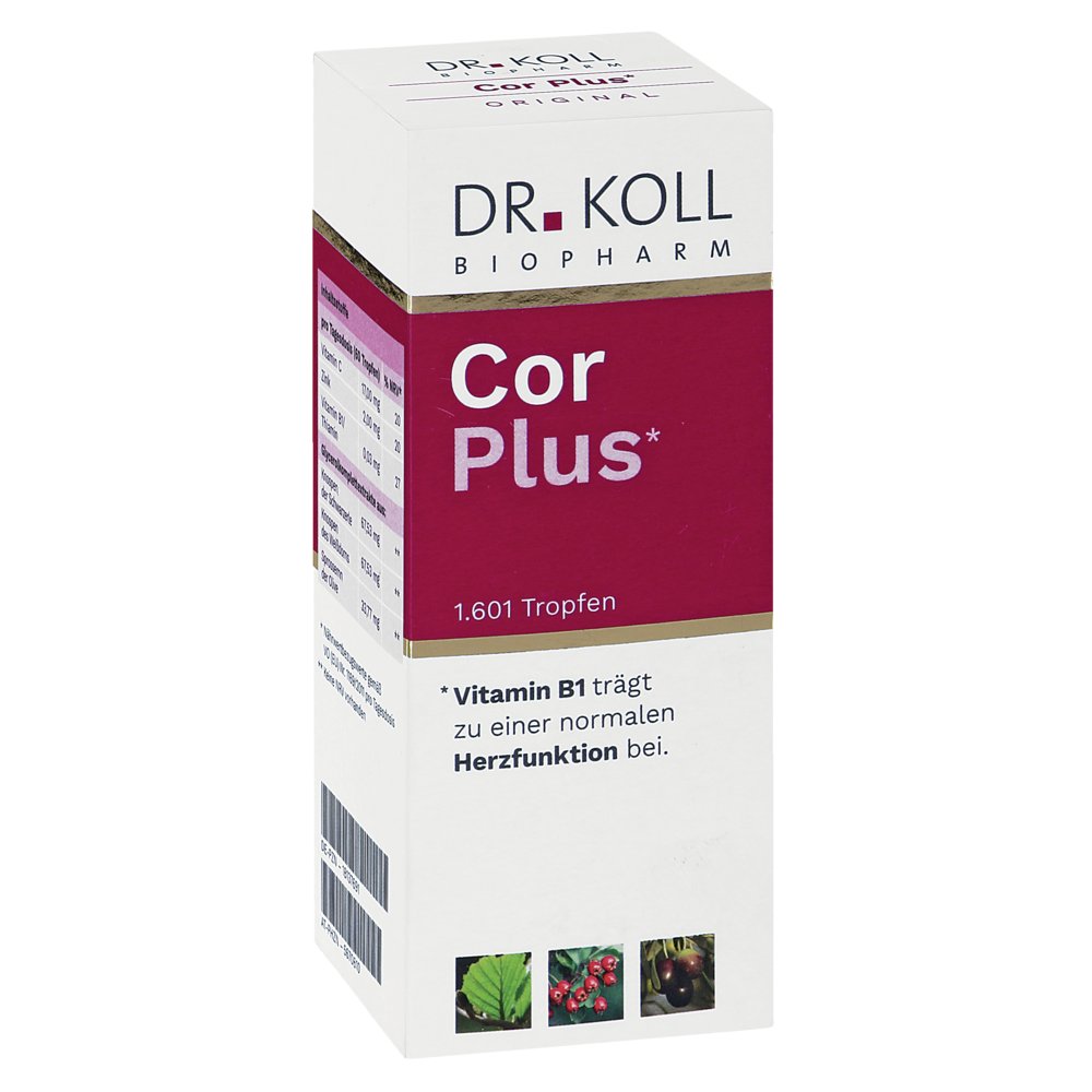COR PLUS Dr.Koll Gemmo Komplex Weißdorn Vit.B1 Tro
