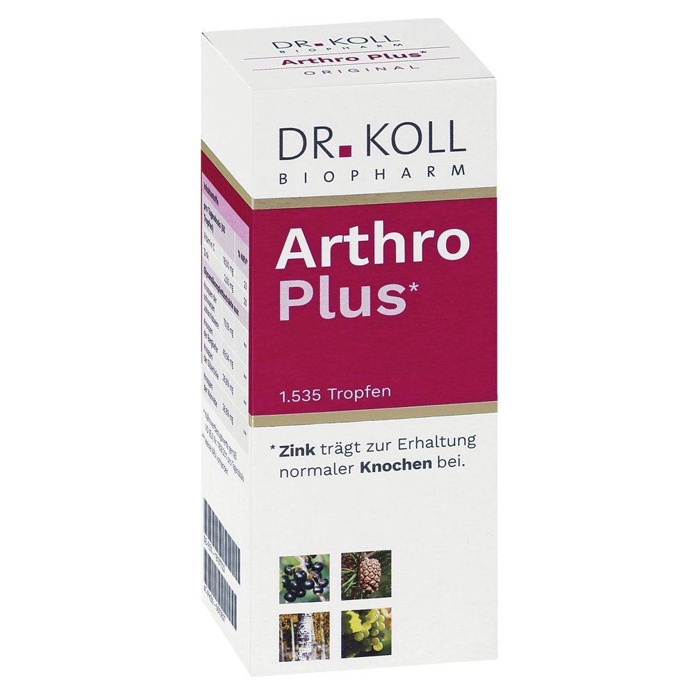 ARTHRO PLUS Dr.Koll Gemmo Kompl.Weinrebe Zink Tro.