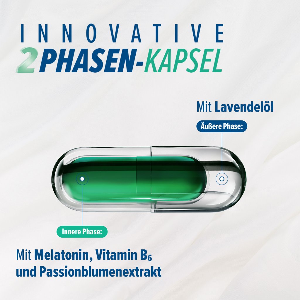 HOGGAR Melatonin DUO Einschlaf-Kapseln