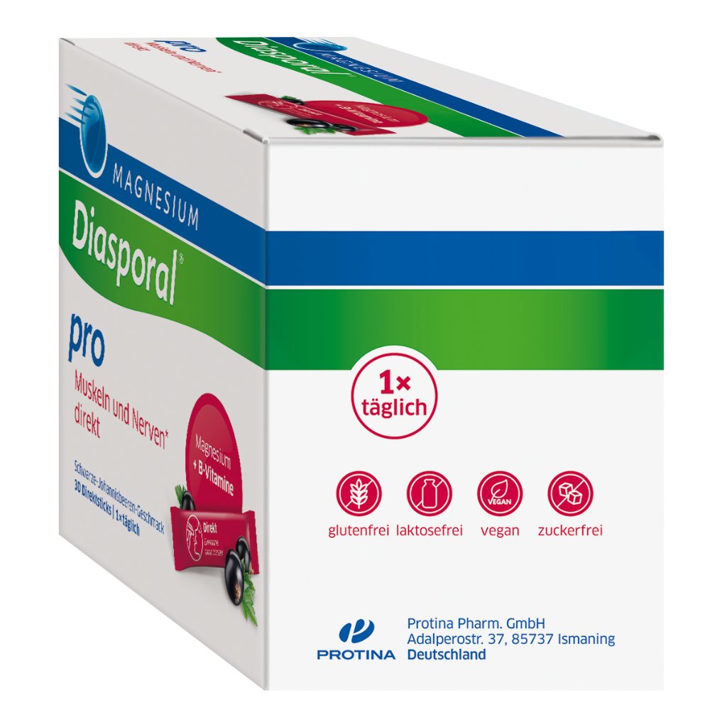 Magnesium-Diasporal® Pro Muskeln und Nerven direkt, Direktgranulat