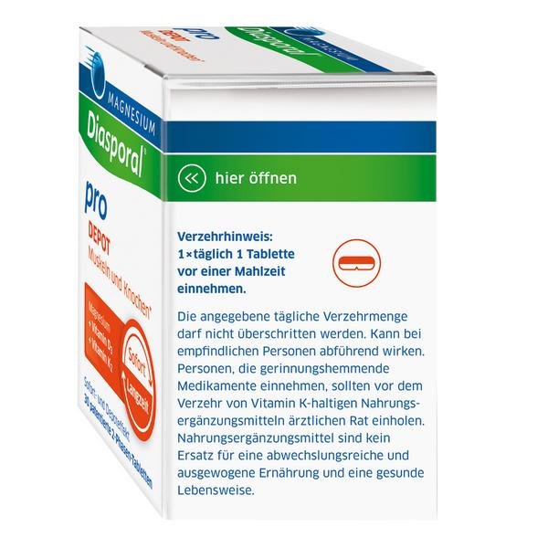 Magnesium-Diasporal® Pro DEPOT Muskeln und Knochen, 2-Phasen-Tabl.