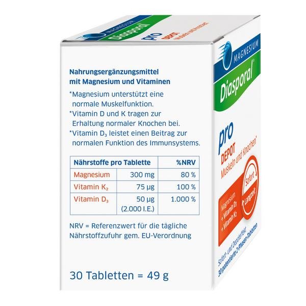 Magnesium-Diasporal® Pro DEPOT Muskeln und Knochen, 2-Phasen-Tabl.