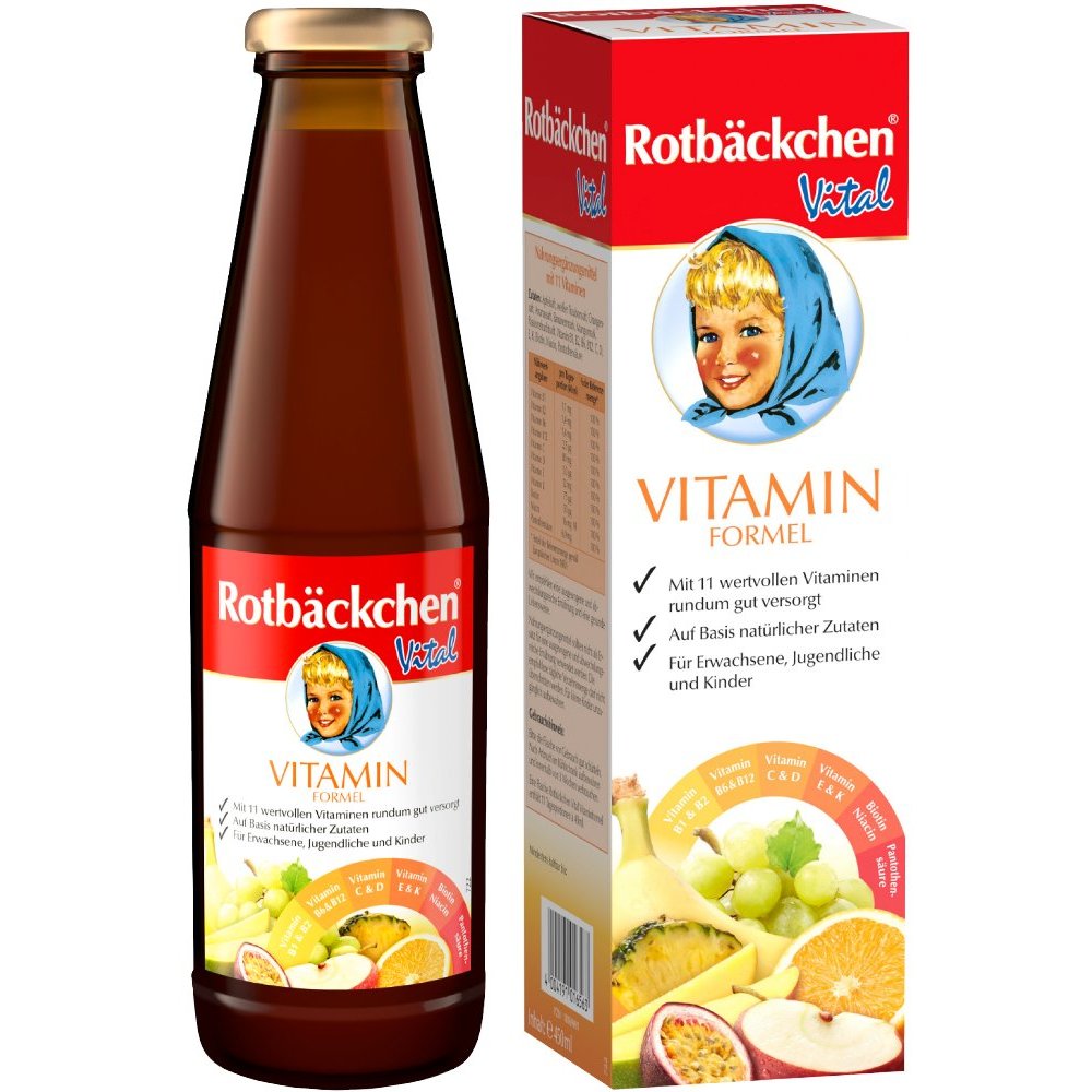 RABENHORST Rotbäckchen Vital Vitaminformel Saft