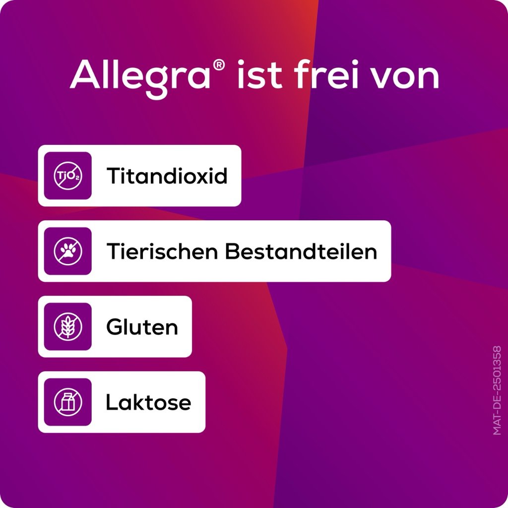 Allegra Allergietabletten 6 Stk.  Schnell bei Heuschnupfen