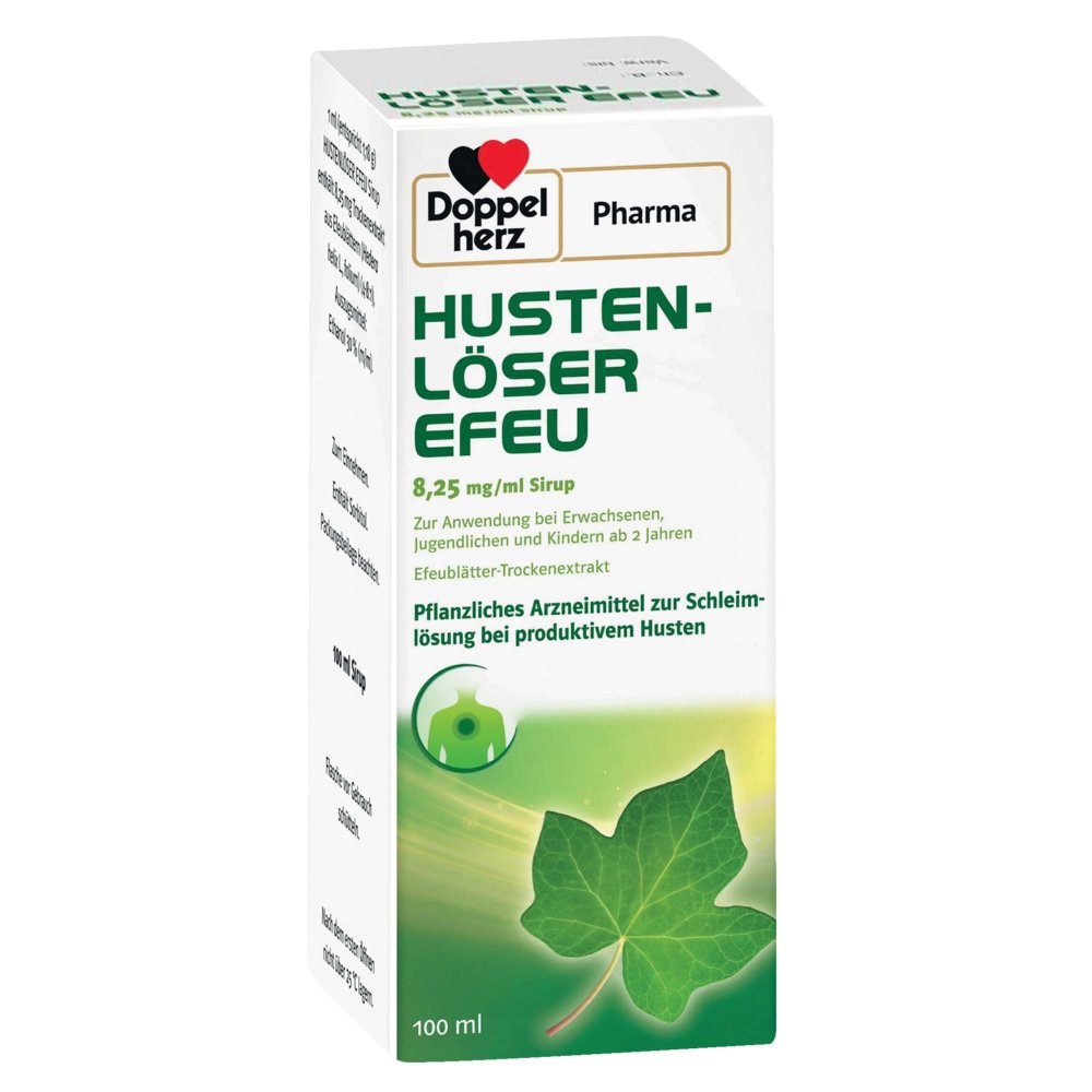 HUSTENLÖSER EFEU DoppelherzPharma 8,25 mg/ml Sirup