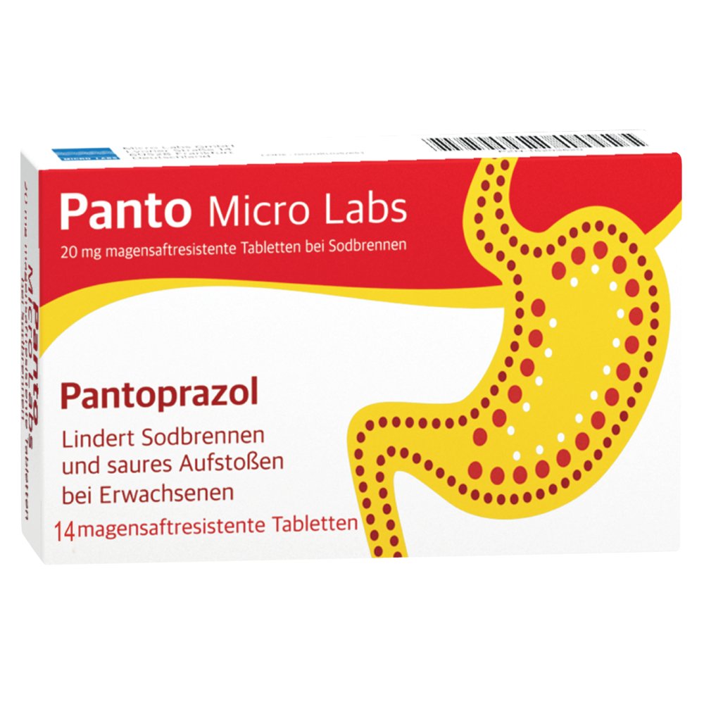 PANTO Micro Labs 20 mg msr.Tabl.bei Sodbrennen