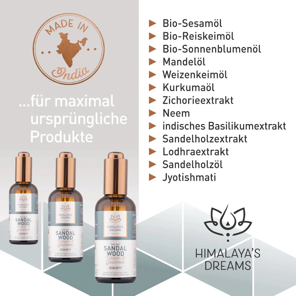 HIMALAYA'S Dreams Ayurveda Körper&Ges.öl Sandalw.