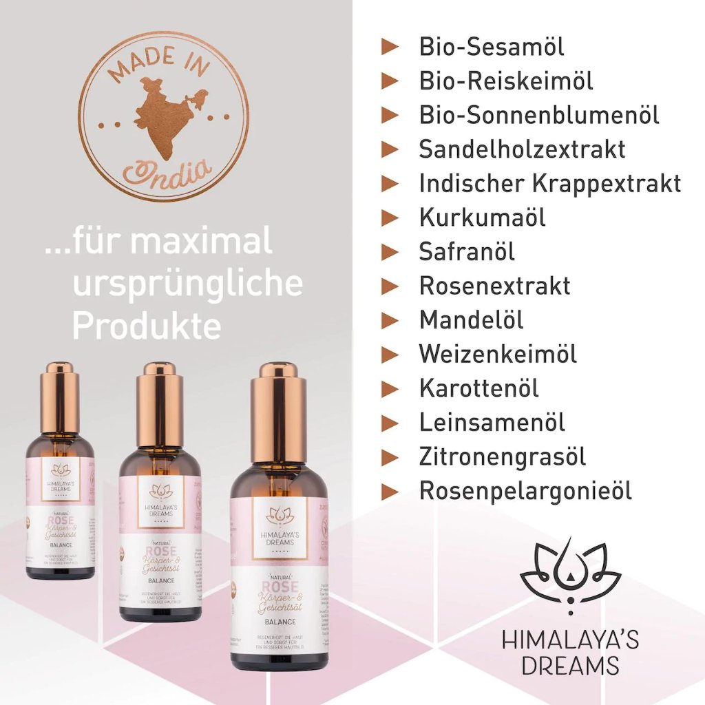 HIMALAYA'S Dreams Ayurveda Körper&Gesichtsöl Rose