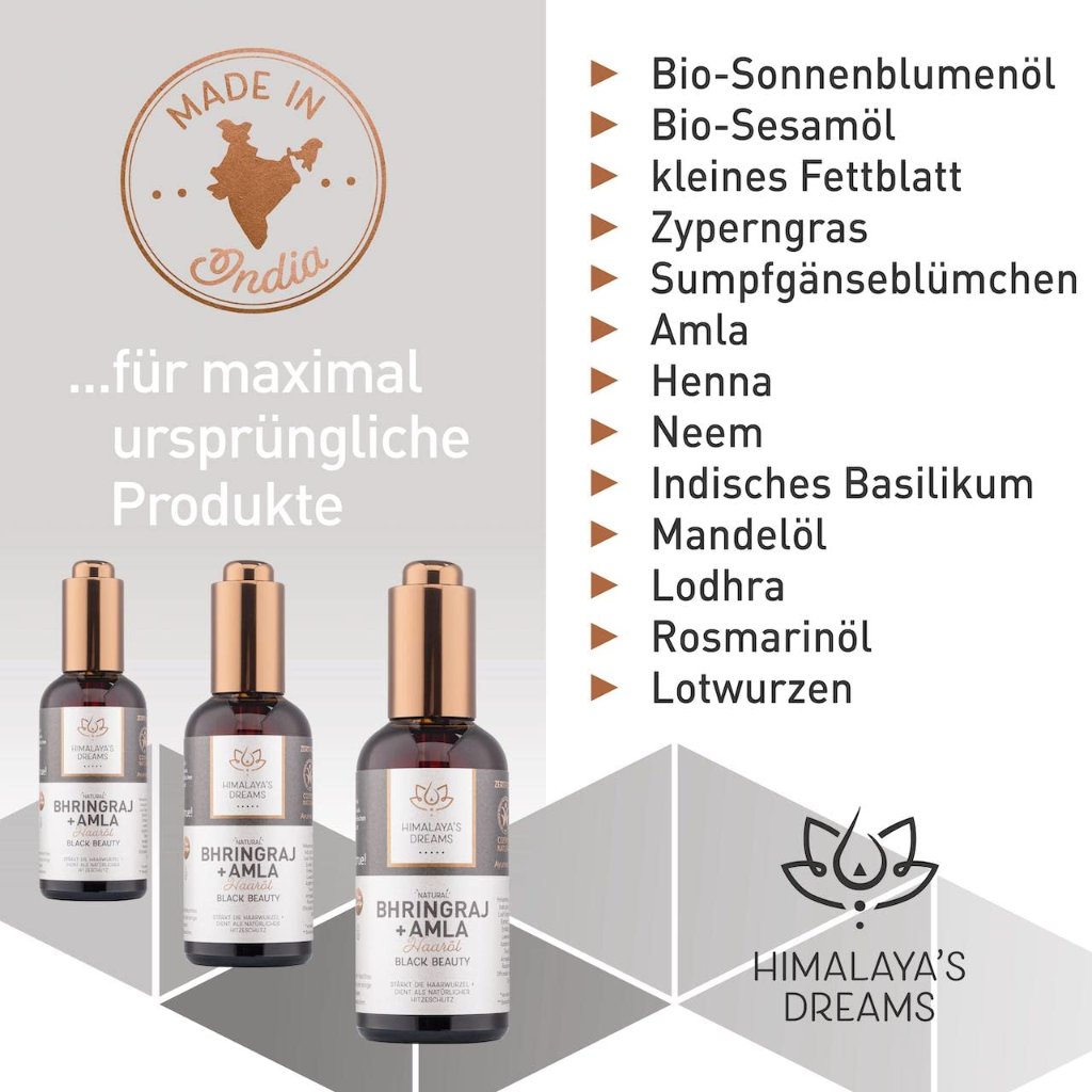 HIMALAYA'S Dreams Ayurveda Haaröl Bhringraj & Amla