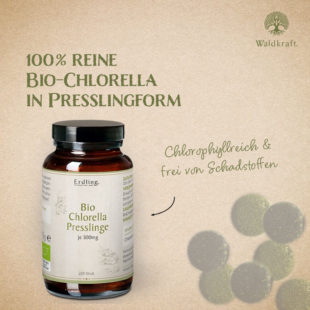 Erdling BIO Chlorella Presslinge