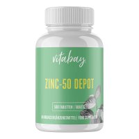 ZINK 50 Depot Zinkgluconat vegan hochdosiert Tabl.
