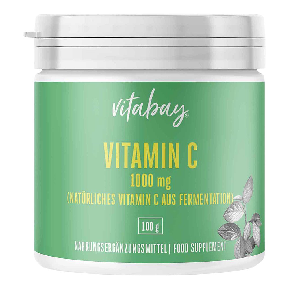 VITAMIN C 1000 mg Pulver vegan hochdosiert