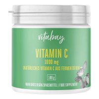 VITAMIN C 1000 mg Pulver vegan hochdosiert