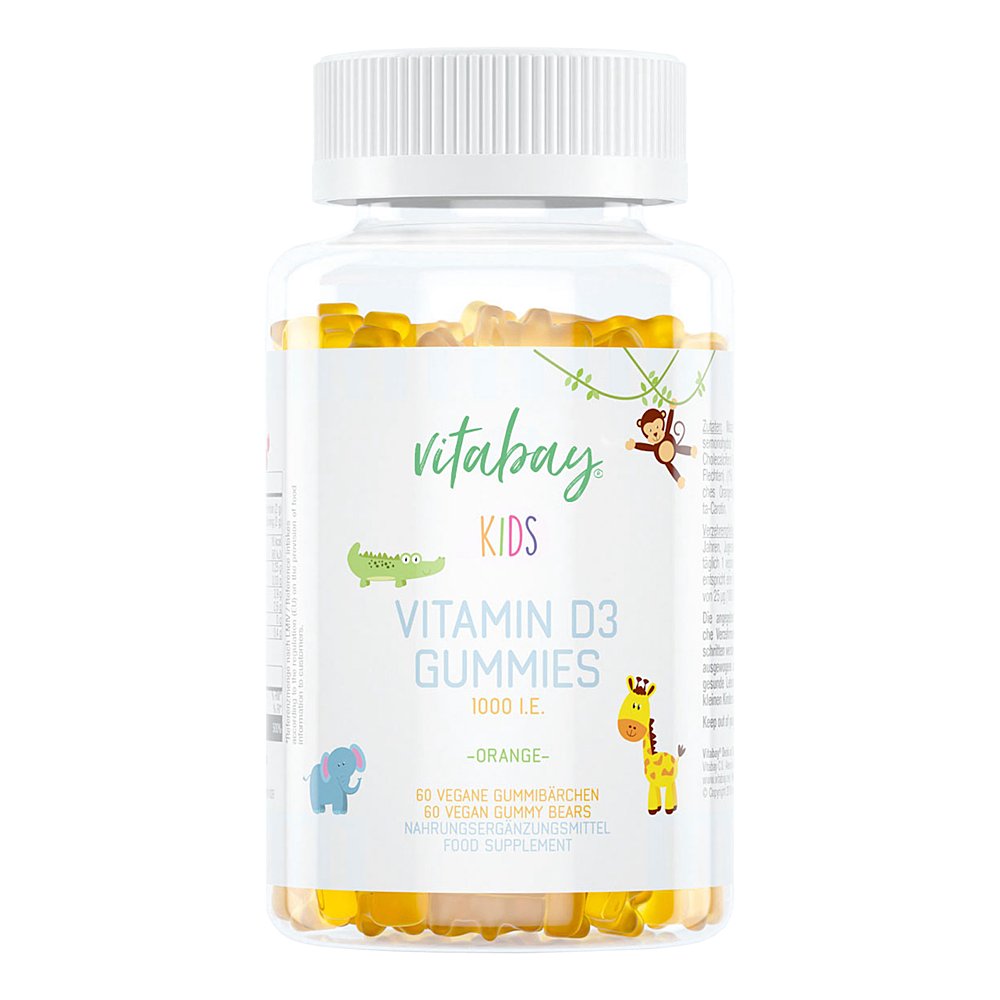 VITAMIN D3 1.000 I.E. Fruchtgummis Orange veg.Kids