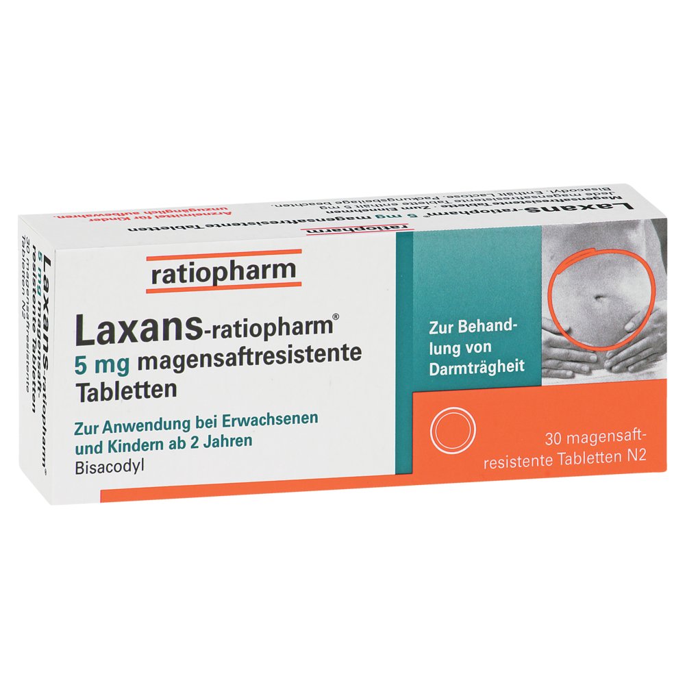 LAXANS-ratiopharm 5 mg magensaftres.Tabletten