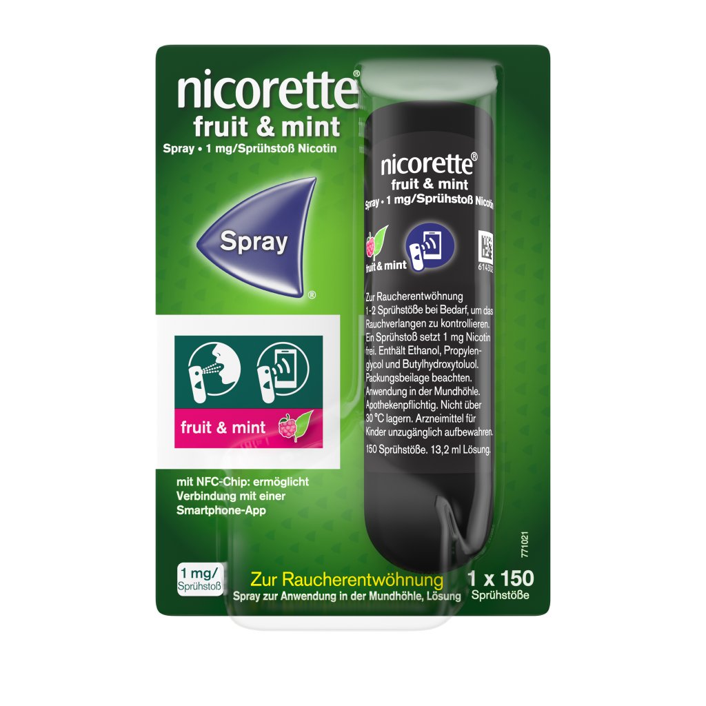 nicorette® fruit & mint Spray
