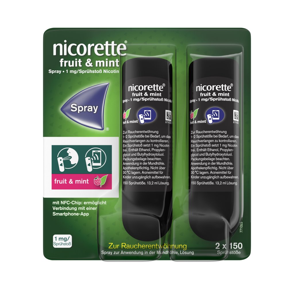 nicorette® fruit & mint Spray