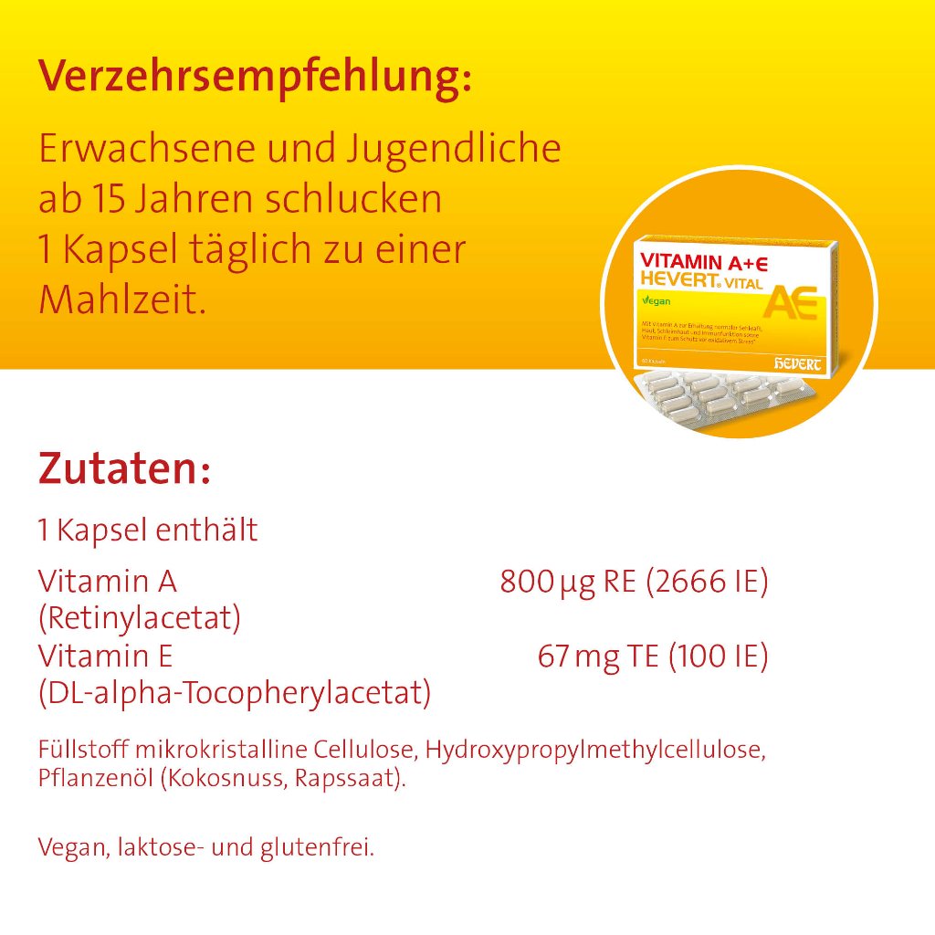 Vitamin A+E Hevert Vital