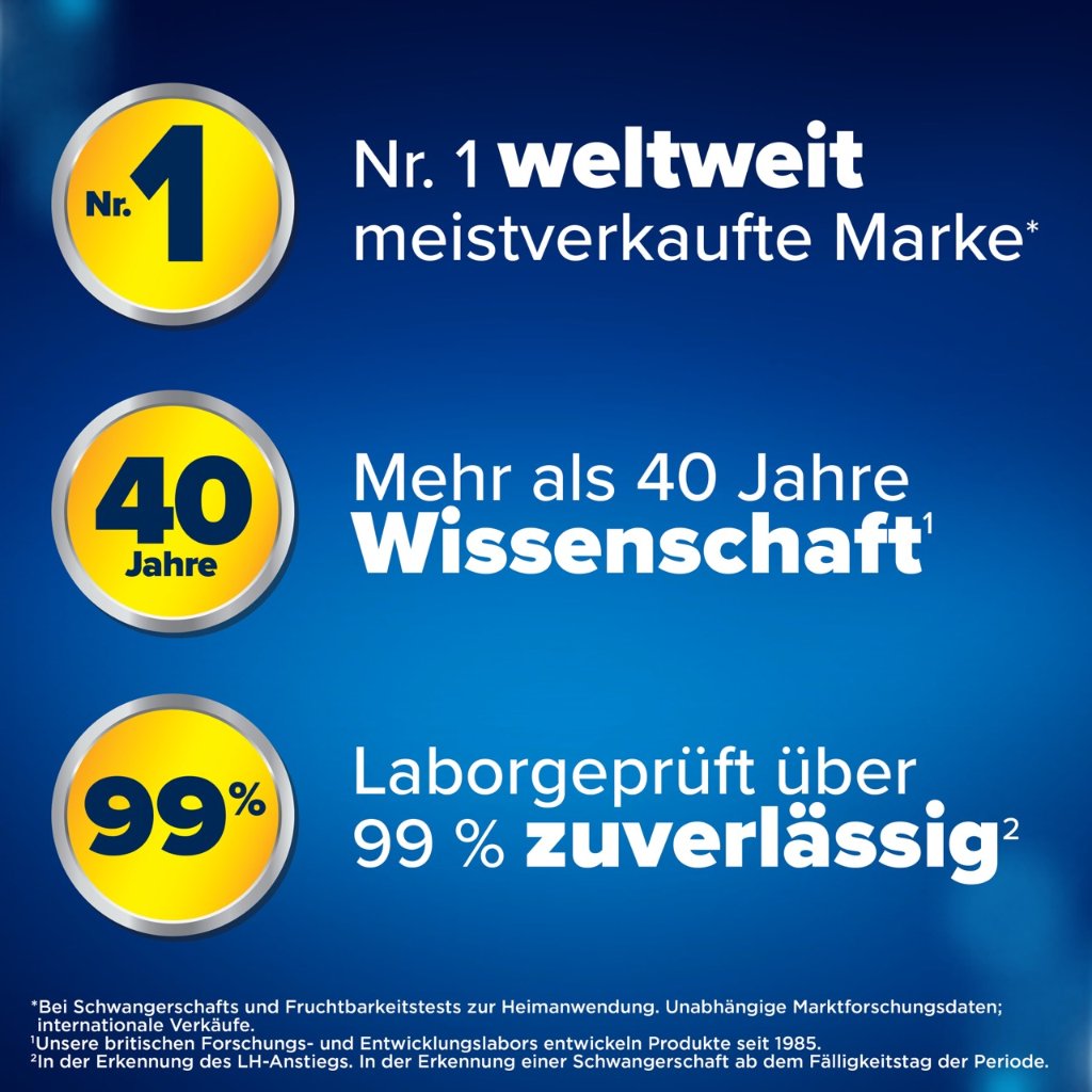 Clearblue Fertilitätsmonitor ADVANCED Teststäbchen 30+3