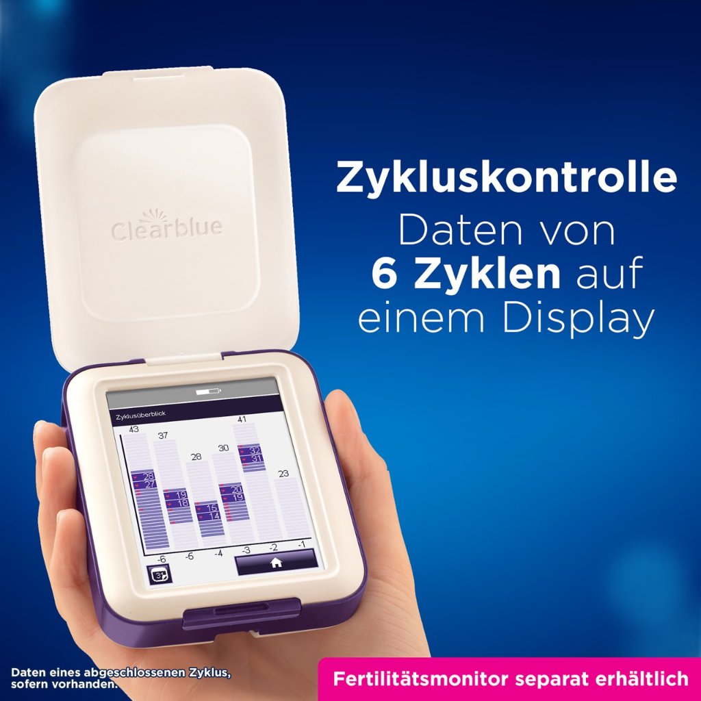 Clearblue Fertilitätsmonitor ADVANCED Teststäbchen 30+3